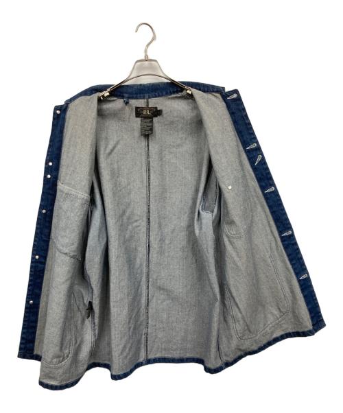RRL（ダブルアールエル）RRL (ダブルアールエル) カバーオール インディゴ サイズ:Lの古着・服飾アイテム