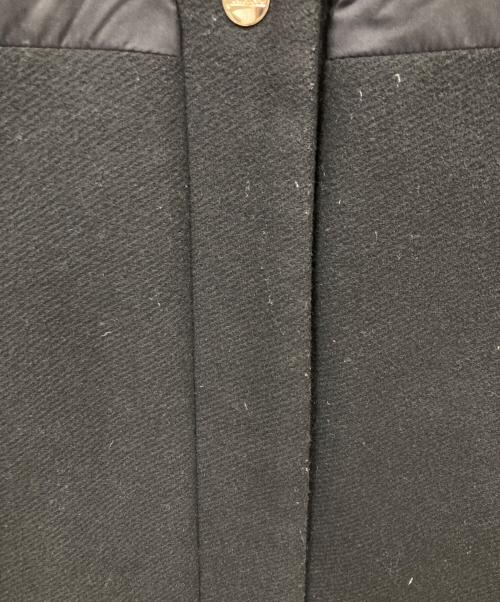 HERNO（ヘルノ）HERNO (ヘルノ) ウール×ダウン フーデットダウンコート ブラック サイズ:40の古着・服飾アイテム