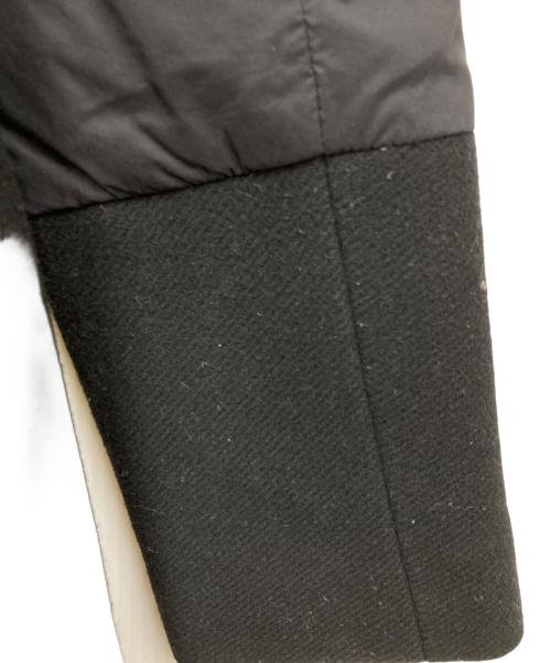 HERNO（ヘルノ）HERNO (ヘルノ) ウール×ダウン フーデットダウンコート ブラック サイズ:40の古着・服飾アイテム