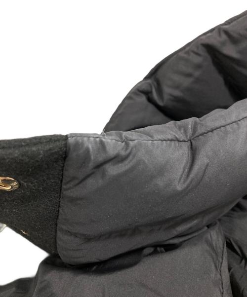 HERNO（ヘルノ）HERNO (ヘルノ) ウール×ダウン フーデットダウンコート ブラック サイズ:40の古着・服飾アイテム