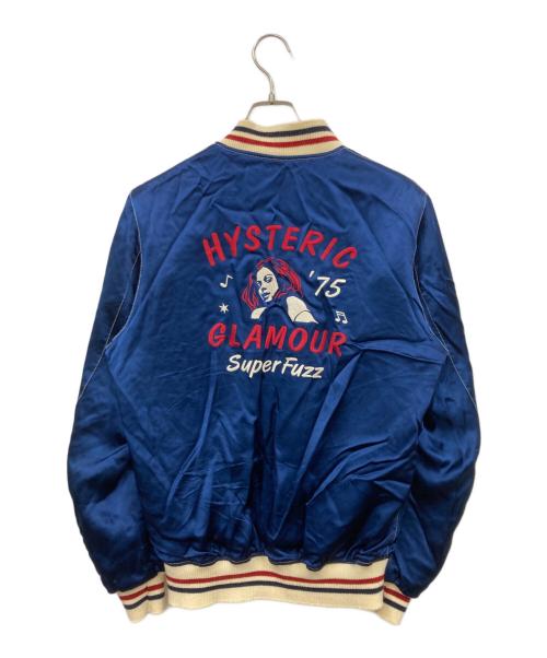 Hysteric Glamour（ヒステリックグラマー）Hysteric Glamour (ヒステリックグラマー) 刺繍スカジャン ネイビー サイズ:Mの古着・服飾アイテム
