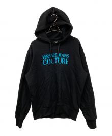 VERSACE JEANS COUTURE（ヴェルサーチ ジーンズクチュール）の古着「パーカー」｜ブラック