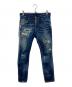 DSQUARED2（ディースクエアード）の古着「Skater Jean」｜ブルー