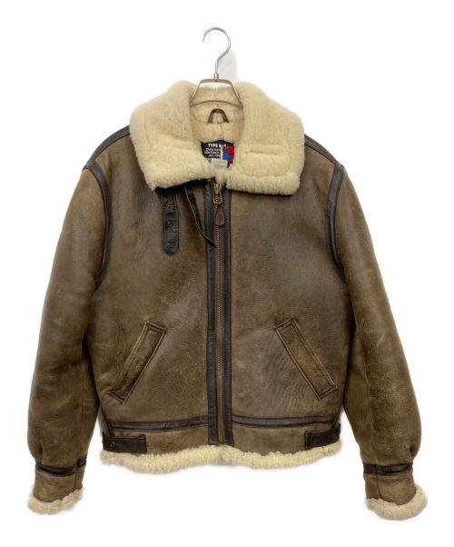 SCHOTT BROS.（ショット）SCHOTT BROS. (ショット) Ｂ-3フライトジャケット ブラウン サイズ:40の古着・服飾アイテム