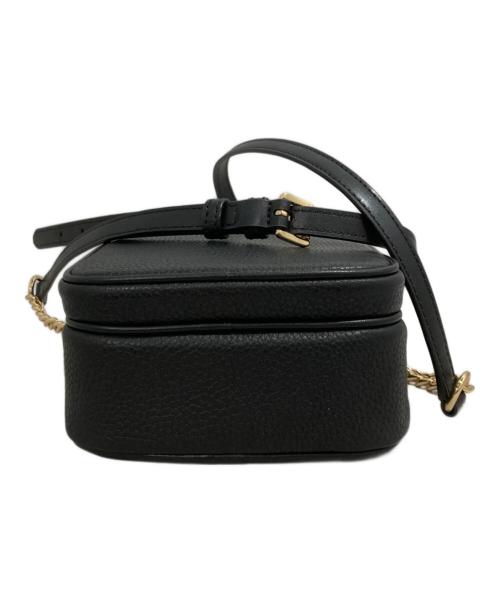 MICHAEL KORS（マイケル・コース）MICHAEL KORS (マイケル・コース) ミディアム NS チェーン クロスボディショルダーバッグ ブラックの古着・服飾アイテム