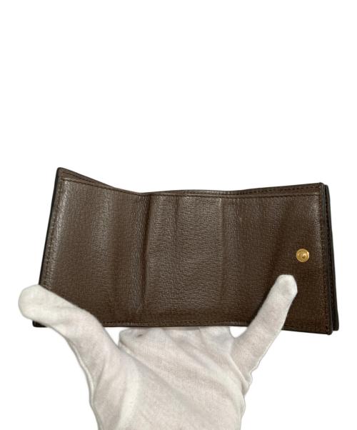 GUCCI（グッチ）GUCCI (グッチ) オフィディア ミニウォレット ブラウンの古着・服飾アイテム