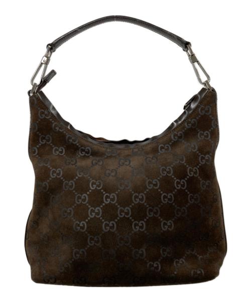 GUCCI（グッチ）GUCCI (グッチ) ワンショルダーバッグ ブラウンの古着・服飾アイテム
