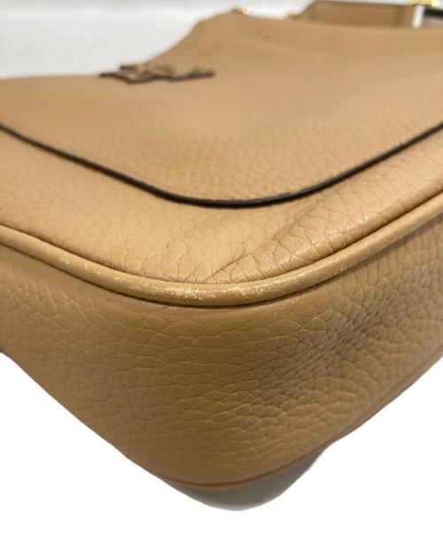 LAUREN RALPH LAUREN（ローレンラルフローレン）LAUREN RALPH LAUREN (ローレンラルフローレン) ショルダーバッグ ベージュの古着・服飾アイテム