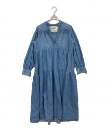 Healthy DENIM（ヘルシーデニム）の古着「Lychee デニムワンピース」｜インディゴ