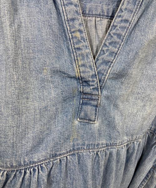 Healthy DENIM（ヘルシーデニム）Healthy denim (ヘルシーデニム) Lychee デニムワンピース インディゴの古着・服飾アイテム