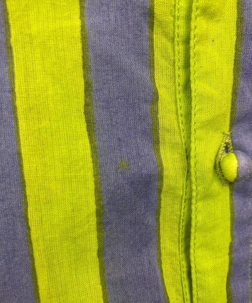 SZ Blockprints（エスゼットブロックプリント）SZ Blockprints (エスゼットブロックプリント) ワンピース スカイブルー×グリーン サイズ:Sの古着・服飾アイテム