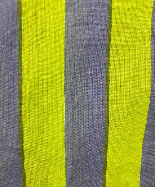 SZ Blockprints（エスゼットブロックプリント）SZ Blockprints (エスゼットブロックプリント) ワンピース スカイブルー×グリーン サイズ:Sの古着・服飾アイテム