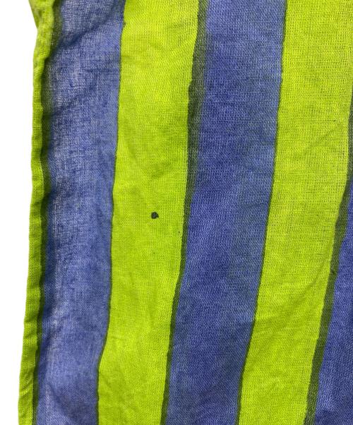 SZ Blockprints（エスゼットブロックプリント）SZ Blockprints (エスゼットブロックプリント) ワンピース スカイブルー×グリーン サイズ:Sの古着・服飾アイテム