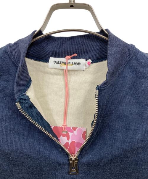A BATHING APE（ア ベイシング エイプ）A BATHING APE (ア ベイシング エイプ) カットソー ネイビー サイズ:XS 未使用品の古着・服飾アイテム