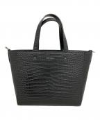 JIMMY CHOOジミーチュウ）の古着「PEGASI/S型押しバッグ」｜ブラック