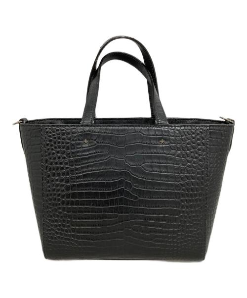 JIMMY CHOO（ジミーチュウ）JIMMY CHOO (ジミーチュウ) PEGASI/S型押しバッグ ブラックの古着・服飾アイテム