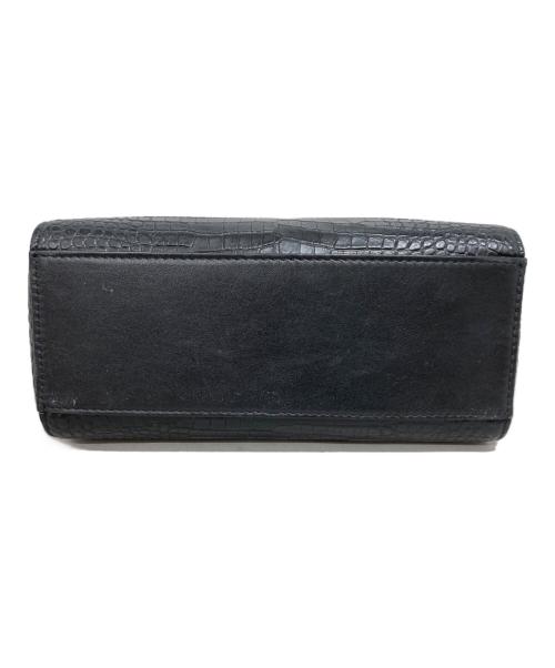 JIMMY CHOO（ジミーチュウ）JIMMY CHOO (ジミーチュウ) PEGASI/S型押しバッグ ブラックの古着・服飾アイテム