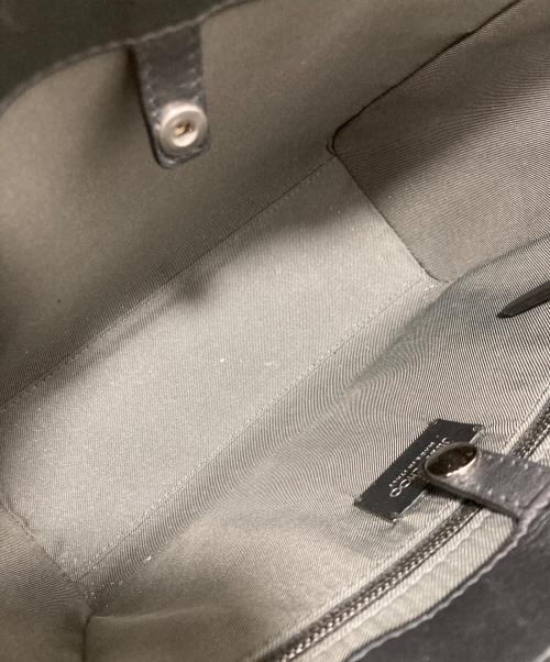 JIMMY CHOO（ジミーチュウ）JIMMY CHOO (ジミーチュウ) PEGASI/S型押しバッグ ブラックの古着・服飾アイテム