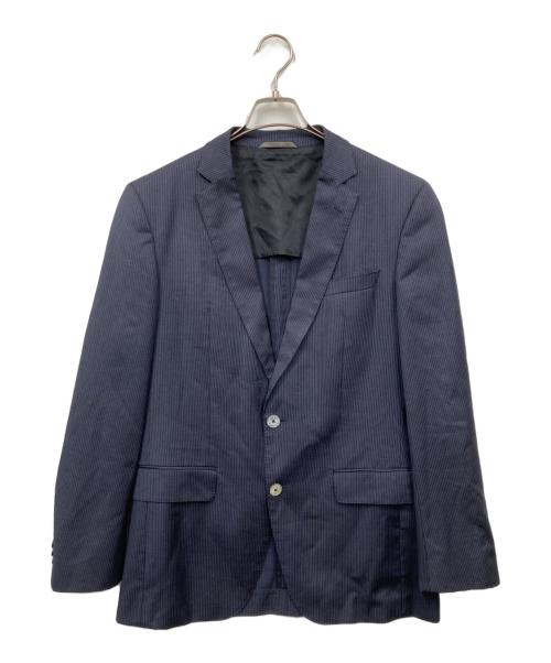 HUGO BOSS（ヒューゴ ボス）HUGO BOSS (ヒューゴ ボス) テーラードジャケット ネイビー サイズ:48の古着・服飾アイテム