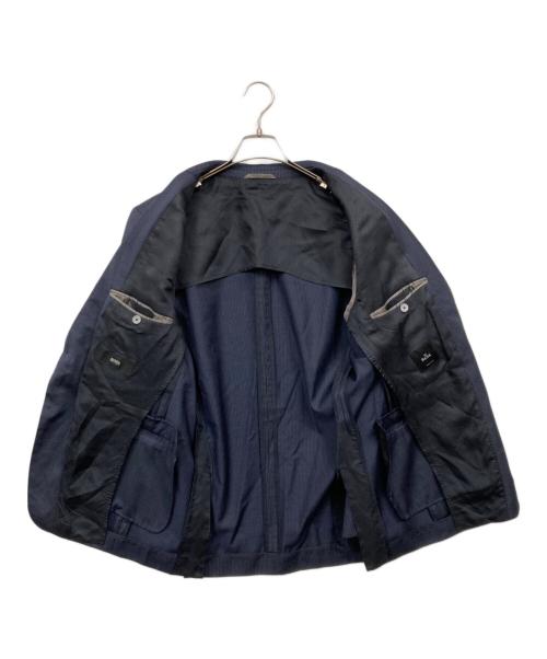 HUGO BOSS（ヒューゴ ボス）HUGO BOSS (ヒューゴ ボス) テーラードジャケット ネイビー サイズ:48の古着・服飾アイテム