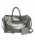 BALENCIAGA（バレンシアガ）の古着「ペーパーミニ 2WAY ハンドバッグ」｜シルバー