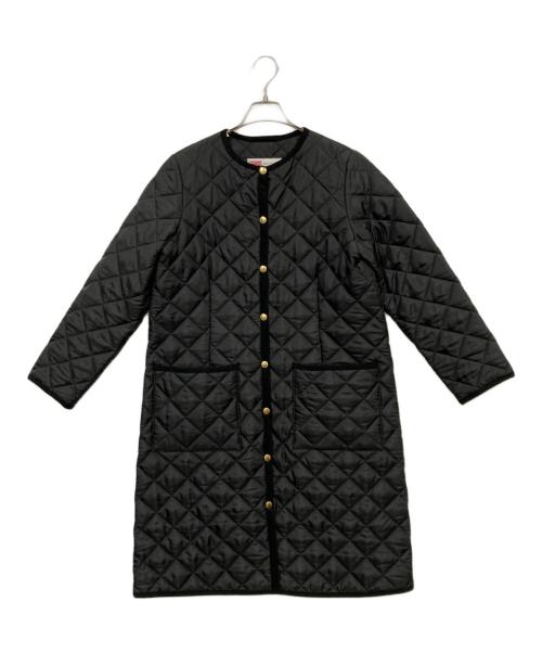 Traditional Weatherwear（トラディショナルウェザーウェア）Traditional Weatherwear (トラディショナルウェザーウェア) ARKLEY LONGキルティングコート ブラック サイズ:36の古着・服飾アイテム