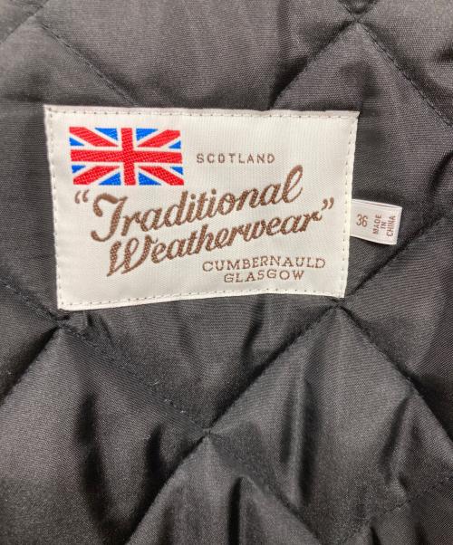 Traditional Weatherwear（トラディショナルウェザーウェア）Traditional Weatherwear (トラディショナルウェザーウェア) ARKLEY LONGキルティングコート ブラック サイズ:36の古着・服飾アイテム