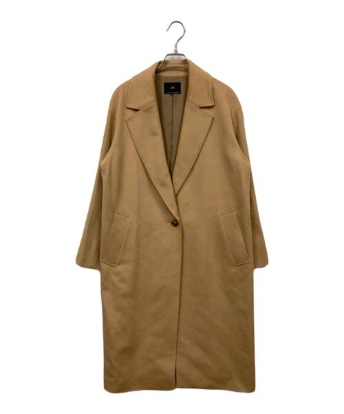 23区（ニジュウサンク）23区 (ニジュウサンク) カシミヤ混チェスターコート ブラウン サイズ:38の古着・服飾アイテム
