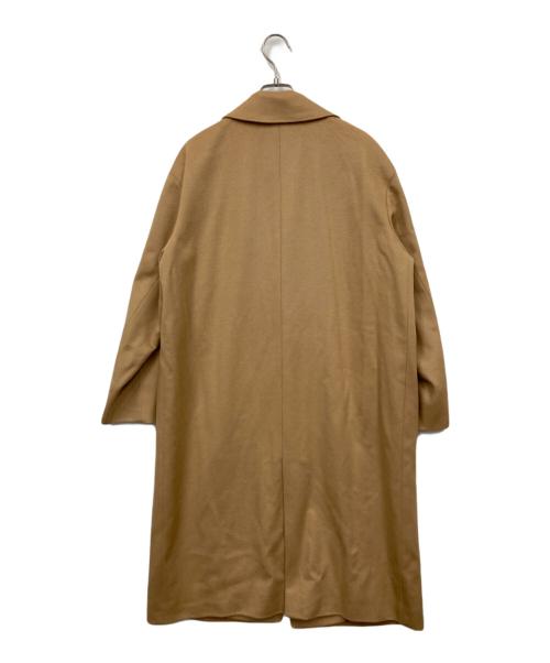 23区（ニジュウサンク）23区 (ニジュウサンク) カシミヤ混チェスターコート ブラウン サイズ:38の古着・服飾アイテム