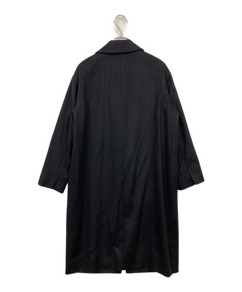 23区（ニジュウサンク）23区 (ニジュウサンク) カシミヤ混チェスターコート ブラック サイズ:38の古着・服飾アイテム
