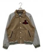 Vivienne Westwood manヴィヴィアン ウェストウッド マン）の古着「ビックオーブワッペン スタジャン」｜ベージュ