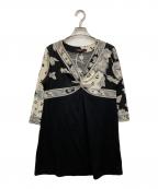 LEONARDレオナール）の古着「ワンピース」｜ブラック