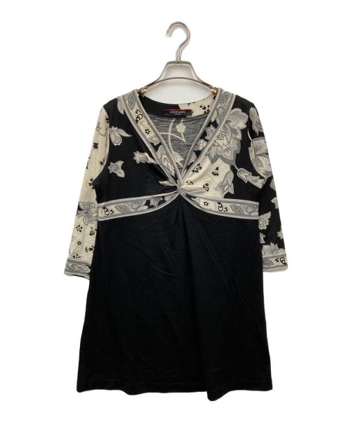 LEONARD（レオナール）LEONARD (レオナール) ワンピース ブラック サイズ:Lの古着・服飾アイテム