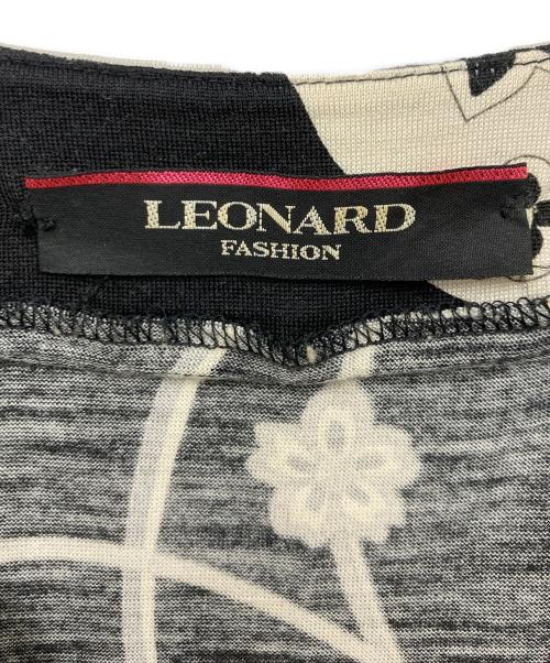 LEONARD（レオナール）LEONARD (レオナール) ワンピース ブラック サイズ:Lの古着・服飾アイテム