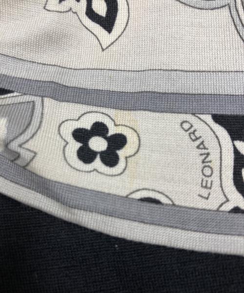 LEONARD（レオナール）LEONARD (レオナール) ワンピース ブラック サイズ:Lの古着・服飾アイテム