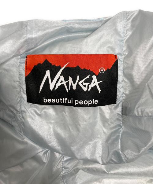 NANGA（ナンガ）NANGA (ナンガ) beautiful people (ビューティフルピープル) リバーシブルダウンジャケット スカイブルー サイズ:38の古着・服飾アイテム