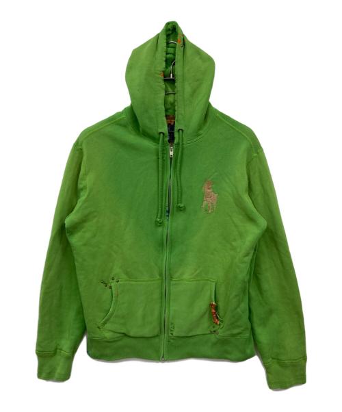 POLO RALPH LAUREN（ポロ・ラルフローレン）POLO RALPH LAUREN (ポロ・ラルフローレン) ジップパーカー グリーン サイズ:XLの古着・服飾アイテム