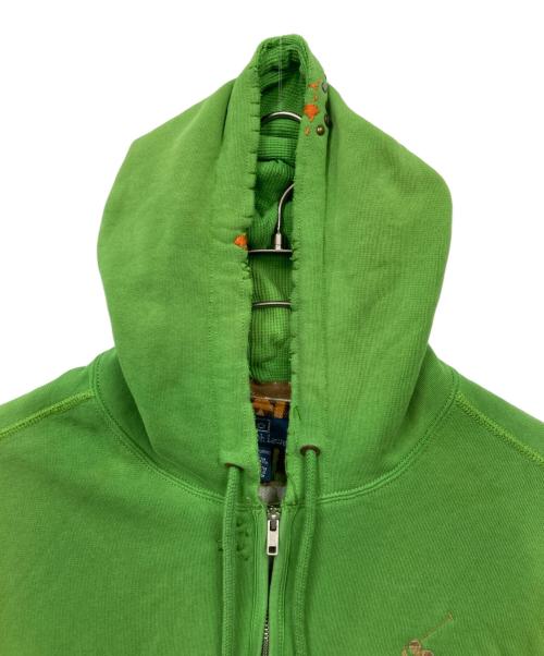 POLO RALPH LAUREN（ポロ・ラルフローレン）POLO RALPH LAUREN (ポロ・ラルフローレン) ジップパーカー グリーン サイズ:XLの古着・服飾アイテム