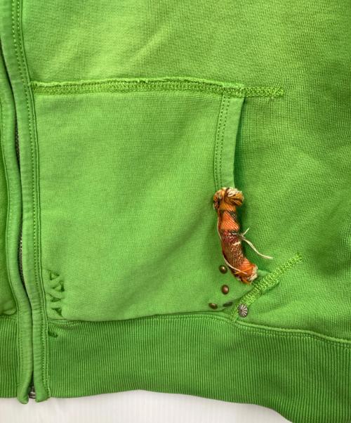 POLO RALPH LAUREN（ポロ・ラルフローレン）POLO RALPH LAUREN (ポロ・ラルフローレン) ジップパーカー グリーン サイズ:XLの古着・服飾アイテム