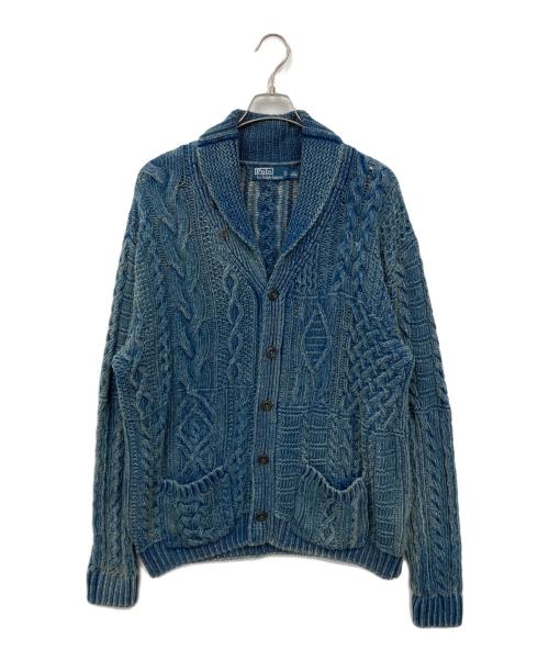 POLO RALPH LAUREN（ポロ・ラルフローレン）POLO RALPH LAUREN (ポロ・ラルフローレン) カーディガン インディゴ サイズ:XLの古着・服飾アイテム