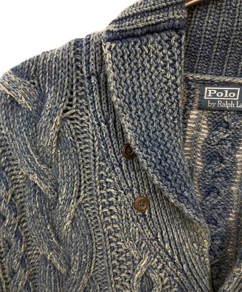 POLO RALPH LAUREN（ポロ・ラルフローレン）POLO RALPH LAUREN (ポロ・ラルフローレン) カーディガン インディゴ サイズ:XLの古着・服飾アイテム