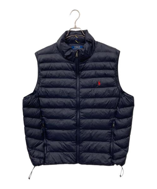 POLO RALPH LAUREN（ポロ・ラルフローレン）POLO RALPH LAUREN (ポロ・ラルフローレン) ダウンベスト ネイビー サイズ:XLの古着・服飾アイテム