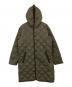 TAION（タイオン）の古着「パイピングダウンコート」｜カーキ