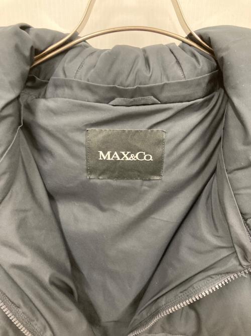 MAX&Co.（マックスアンドコー）MAX&Co. (マックスアンドコー) リブダウンコート ネイビー サイズ:Mの古着・服飾アイテム