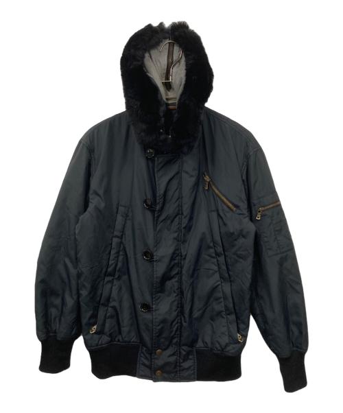 DOLCE & GABBANA（ドルチェ＆ガッバーナ）DOLCE & GABBANA (ドルチェ＆ガッバーナ) フライトジャケット ブラック サイズ:44の古着・服飾アイテム