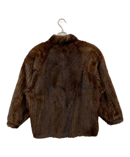 SAGA MINK（サガミンク）SAGA MINK (サガミンク) ファージャケット ブラウン サイズ:LLの古着・服飾アイテム