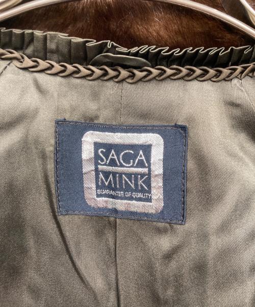 SAGA MINK（サガミンク）SAGA MINK (サガミンク) ファージャケット ブラウン サイズ:LLの古着・服飾アイテム
