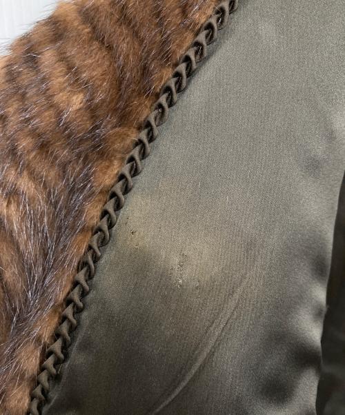 SAGA MINK（サガミンク）SAGA MINK (サガミンク) ファージャケット ブラウン サイズ:LLの古着・服飾アイテム