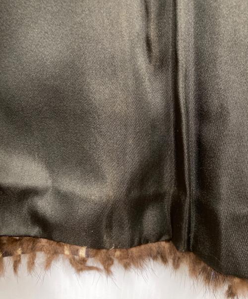 SAGA MINK（サガミンク）SAGA MINK (サガミンク) ファージャケット ブラウン サイズ:LLの古着・服飾アイテム