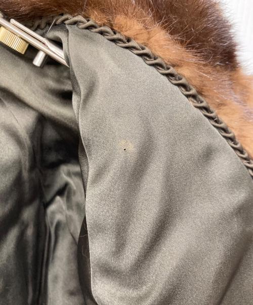 SAGA MINK（サガミンク）SAGA MINK (サガミンク) ファージャケット ブラウン サイズ:LLの古着・服飾アイテム